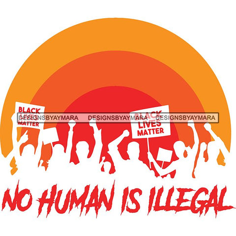 Black Lives Matter Humanity Social Protest Justice Black-Owned Businesses SVG PNG JPG Vector Cutting Files