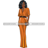 Bundle 6 Classy Afro Woman African American Goddess SVG PNG JPG Cutting Files