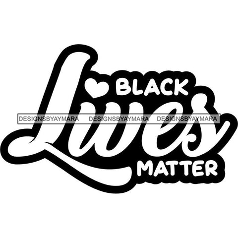 Black Lives Matter Humanity Social Protest Justice Black-Owned Businesses SVG PNG JPG Vector Cutting Files