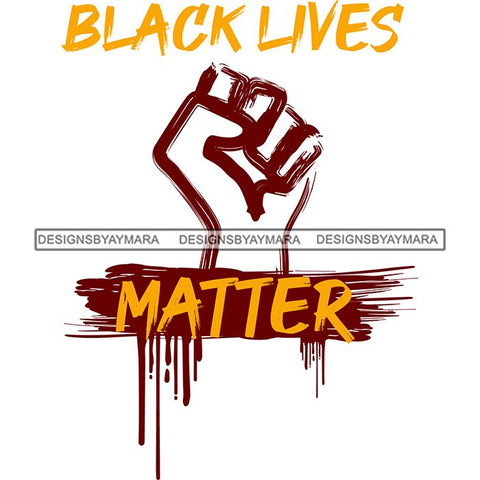 Black Lives Matter Humanity Social Protest Justice Racism Movement SVG PNG JPG Vector Cutting Files