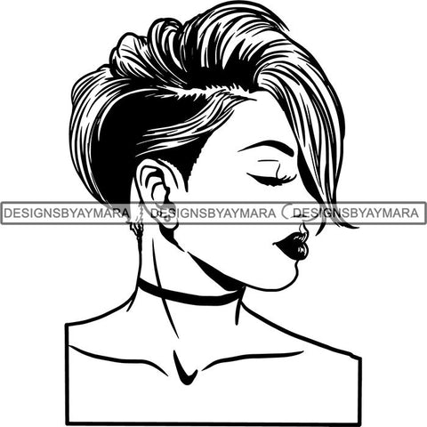 Afro Latina Woman SVG Cutting Files For Silhouette Cricut and More