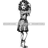 Afro Strong Classy Lola Flexing Believe in Yourself .SVG Cutting Files For Silhouette and Cricut and More!