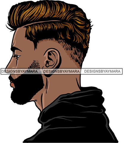 Attractive Caucasian White Man Bearded Hipster Model Fashion Male Guy Hombre Masculino Guapo Stylish Close-up Sexy Macho Manly SVG Files For Cutting