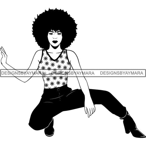Afro Woman SVG Goddess Dope Diva Melanin .SVG Cut Files For Silhouette and Cricut