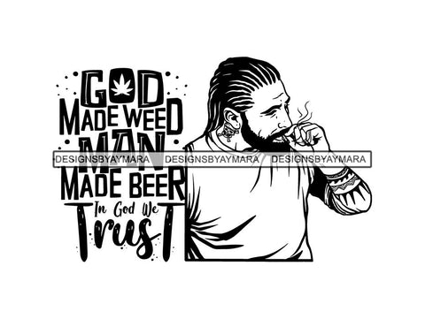 Man Smoking Weed Blunt Cannabis Medical Marijuana Mary Jane Pot Stone High Life Smoker Smoking Smoke 420 Drug .SVG Cut Files for Silhouette and Cricut