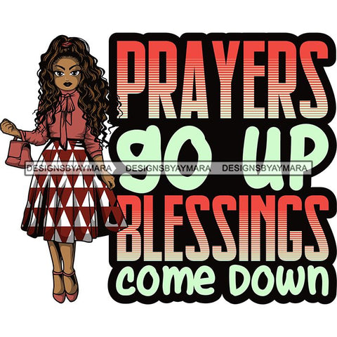 Afro Lola Classy God Lord Faith Prayers Quotes .SVG Clipart Cutting Files For Silhouette and Cricut and More!