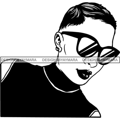 Afro Latina Woman SVG Cutting Files For Silhouette Cricut and More