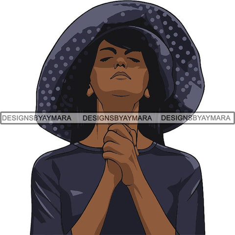 Afro Woman SVG Melanin Cutting Files For Cricut Silhouette and More