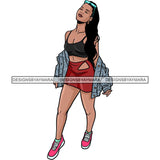 Pretty Woman Summer Fashion Dope Outfits Boss Lady Glamour New Trending .SVG Cut Files