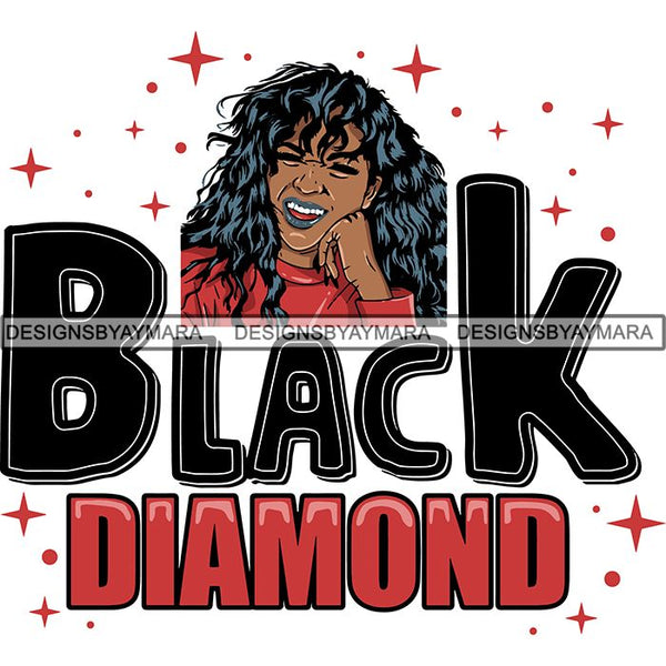 Melanin Popping Black Diamond Dope Nubian Black Girl Magic .SVG Cutting Files For Silhouette Cricut and More