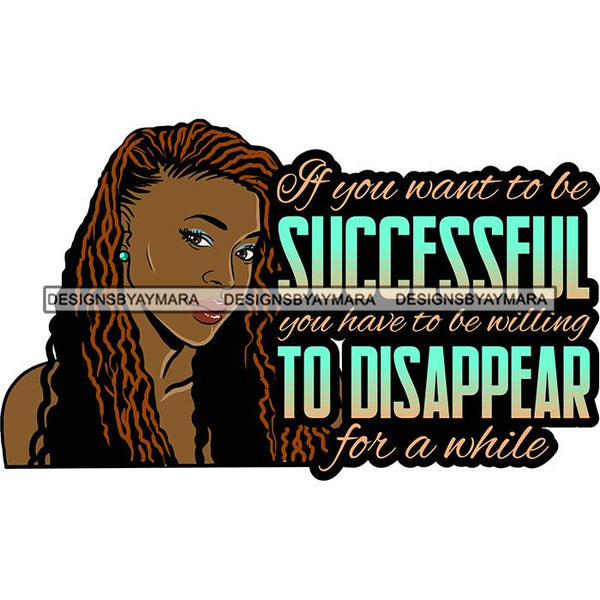 Afro Beautiful Classy Lady Educated Successful Woman Life Quotes SVG F ...