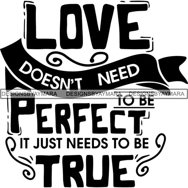 Kind and Queen True Love Quotes .SVG Files For Silhouette and Cricut
