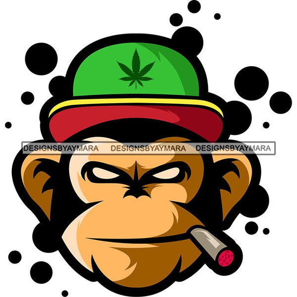 Rasta Weed Leaf Joint Blunt Pot Cannabis Hashish Grass Marijuana Medicinal Hemp Stoned High Life SVG Cutting Files