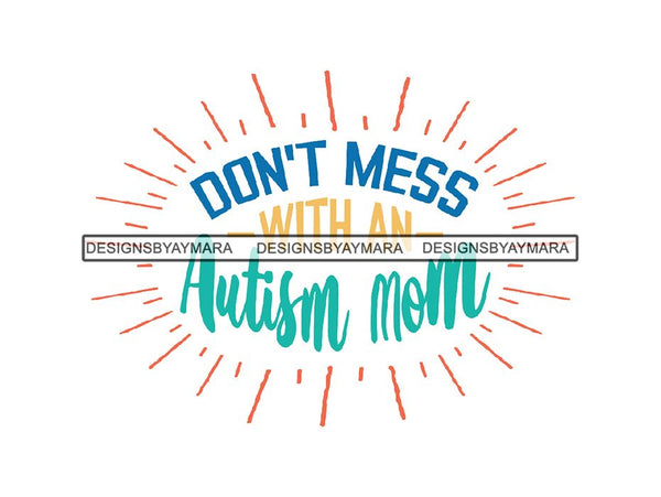 Autism Awareness Quotes PNG File For Print