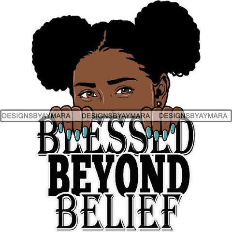 Afro Woman Peeking Peek-a-Boo I see You Melanin Pretty Half Face PNG File For Print Not For Cutting
