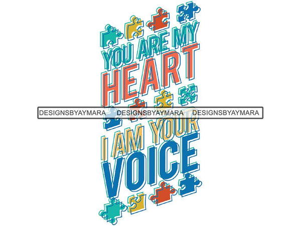 Autism Awareness Quotes PNG File For Print