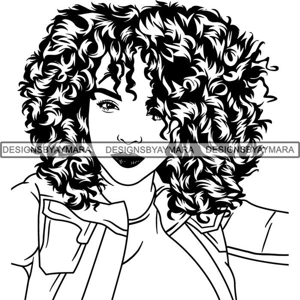 Afro Lady Black Goddess Melanin Dark Latina Morena SVG Files For Cutting and More!