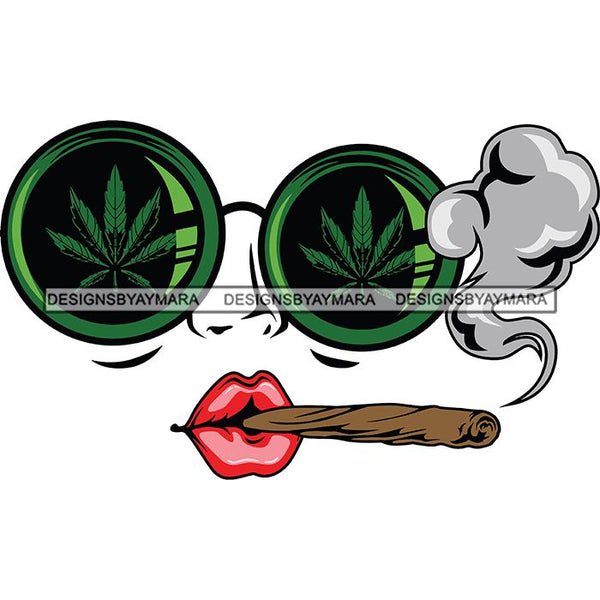 Weed Leaf Grass Medical Marijuana Hemp Pot Joint Blunt Cannabis Hashish Stoned High Life SVG Cutting Files