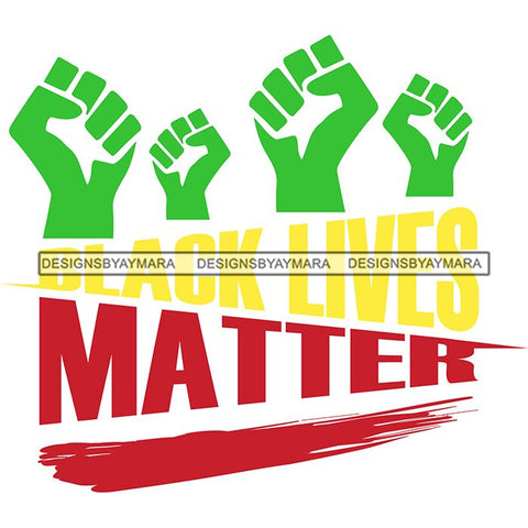Black Lives Matter Humanity Social Protest Justice Racism Movement SVG PNG JPG Vector Cutting Files