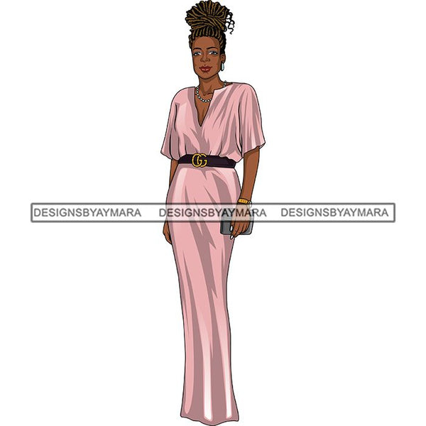 Bundle 6 Classy Afro Woman African American Goddess SVG PNG JPG Cutting Files