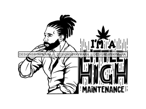 Man Smoking Weed Blunt Cannabis Medical Marijuana Mary Jane Pot Stone High Life Smoker Smoking Smoke 420 Drug .SVG Cut Files for Silhouette and Cricut