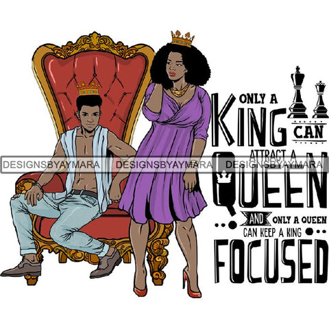 King and Queen Rey Reina Couple Life Goals PNG Print Files Not For Cutting