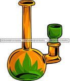 Glass Bong Joint Blunt Pot Cannabis Hashish Weed Leaf Grass Marijuana Medicinal Hemp Stoned High Life SVG Cutting Files