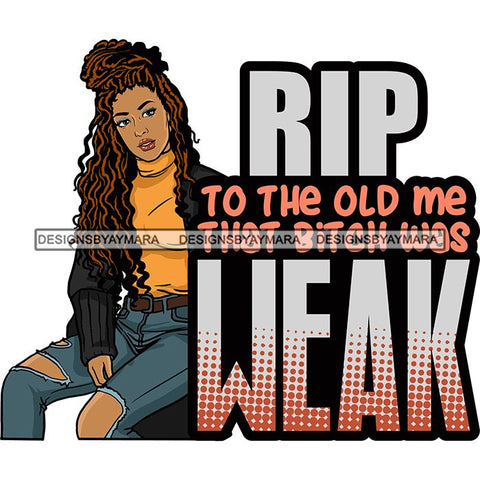 Afro Woman Dreadlocks Locs Hairstyle Gangster Bad Ass Quotes .SVG Cutting Files For Silhouette Cricut and More!