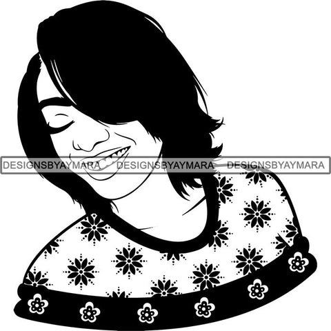 Afro Latina Woman SVG Cutting Files For Silhouette Cricut and More