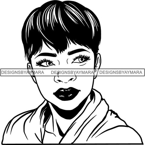 Afro Latina Woman SVG Cutting Files For Silhouette Cricut and More