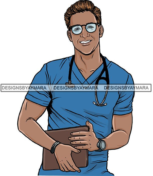 Doctor Attractive Man Hipster Model Fashion Male Guy Hombre Masculino Guapo Stylish Close-up Sexy Macho Manly SVG Files For Cutting