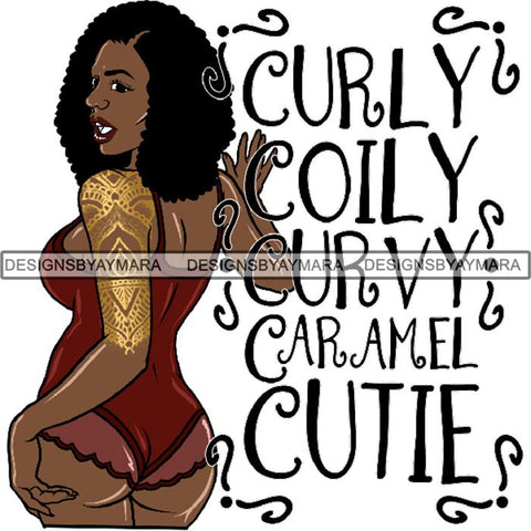Afro Woman Tattoo Sexy Melanin Nubian Goddess PNG Files For Print Not For Cutting