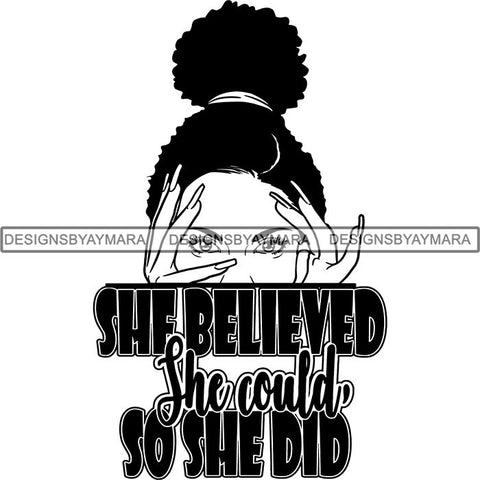 Afro Woman Peeking Peek-a-Boo I see You Melanin Pretty Half Face PNG File For Print Not For Cutting