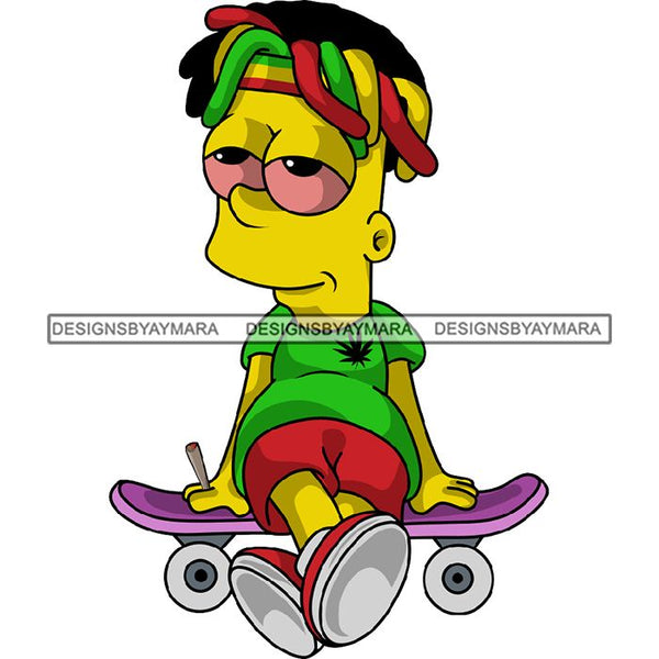 Rasta High Life Smoking Weed Everyday 420 Cannabis Pot Head Weed Leaf Grass Marijuana Joint Blunt Stoned SVG Cutting Files