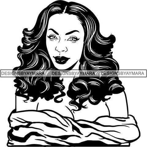 Afro Latina Woman SVG Cutting Files For Silhouette Cricut and More