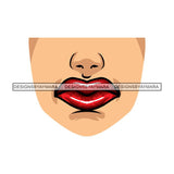 Funny Half Face Cute Designs For Mask Virus Protection SVG Cutting Files