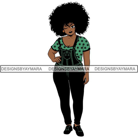 Afro Lola Boss Lady Quotes SVG Cutting Files For Silhouette Cricut and More