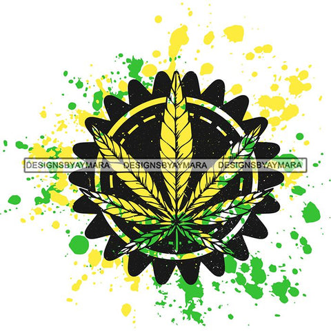 Weed Leaf Dope Cannabis Medical Marijuana Joint Blunt High Life SVG Cutting Files