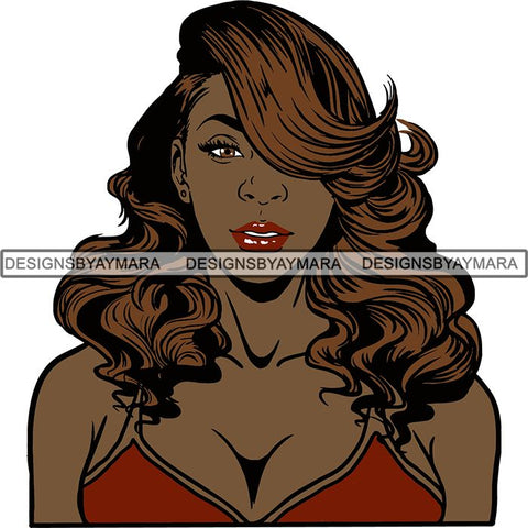 Afro Latina Woman SVG Cutting Files For Silhouette Cricut and More