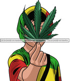 Marijuana Pot Head Rasta 420 Cannabis Weed Leaf Grass Joint Blunt Stoned High Life SVG Cutting Files