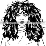 Afro Lady Black Goddess Melanin Dark Latina Morena SVG Files For Cutting and More!