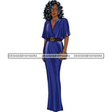 Bundle 6 Classy Afro Woman African American Goddess SVG PNG JPG Cutting Files