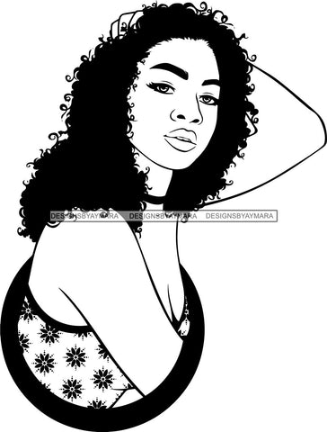 Afro Queen Goddess Melanin Nubian Glamour .SVG Cutting Files For Silhouette and Cricut