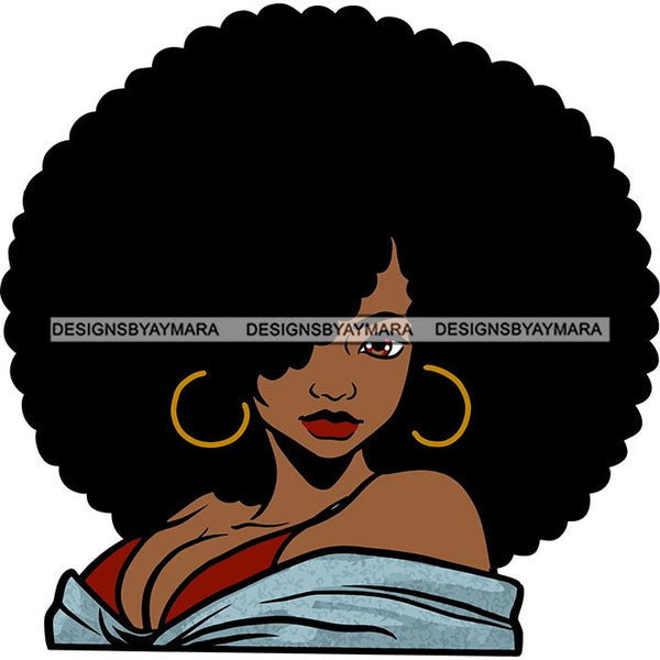 Afro African American Lady Woman Classy Nubian SVG Cutting Files