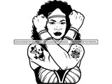 Tattoo Nubian Goddess SVG Files For Cutting