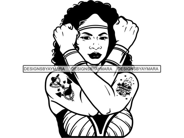 Tattoo Nubian Goddess SVG Files For Cutting