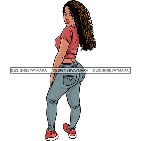 Fashion Diva Glamour Afro Classy Sexy Lady SVG PNG JPG Vector Files For Cutting and More