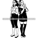 Best Friends Forever Girls Women Ladies Buddy Sister Girlfriends SVG Files For Cutting and More!