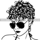 Afro Lady Black Goddess Melanin Dark Latina Morena SVG Files For Cutting and More!