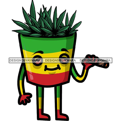 Rasta High Life Smoking Weed Everyday 420 Cannabis Pot Head Weed Leaf Grass Marijuana Joint Blunt Stoned SVG Cutting Files